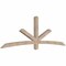Ekena Millwork Alberta Smooth Timber Gable Bracket, Douglas Fir, 96"W x 32"H x 3 1/2"D x 3 1/2"F, 8/12 Pitch GBW096X32X0404ALB00SDF - alternate 5